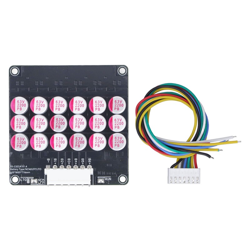 4‑6S 5A Active Battery Balancer for Lifepo4 Lipo Lto Energy