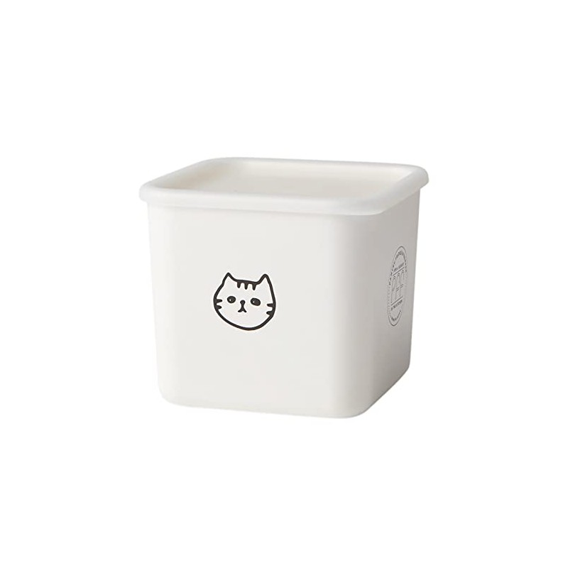 Nakajima 19-456552 PFF NECO Square Stocker, Medium, White, Approx. 33.8