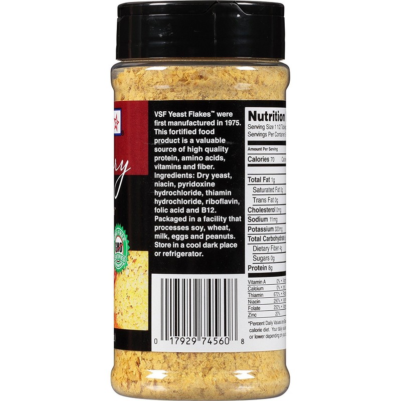 Red Star Nutritional Yeast VSF Mini Flake 5oz (pack of