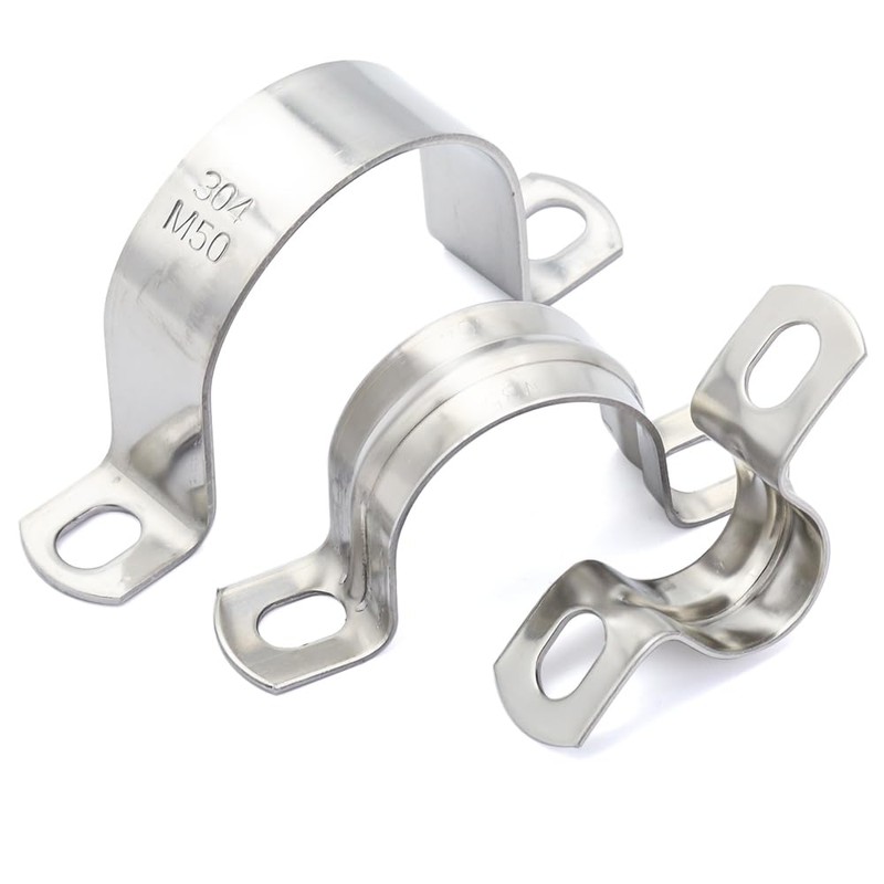 FamlTol 6 pcs 2-3/8" Conduit Clamp 304 SS Pipe Support