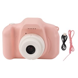 Kids Camera with Lanyard Pink 200mah Portable High Definition Kids Video Recorder for Boys Girls