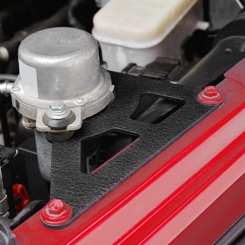 ZORASEN Brake Booster Air/Vacuum Pump Relocation Mounting Bracket Kit Fit