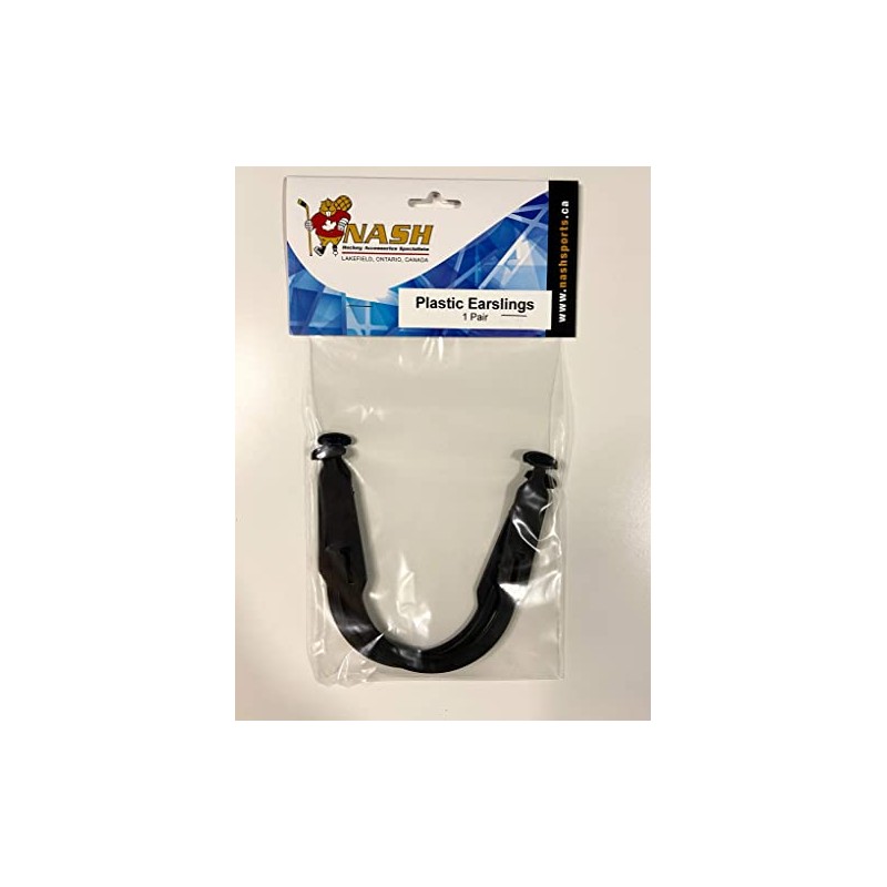 Nash Hockey Helemet Ear Sling (Pair) (Black)