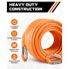 DAYDOOR Winch Rope Extension, 1/4'' x 50ft Synthetic Winch Extension