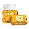 Taoluwin Soft Dry Wipes, 150 Sheets Disposable Face Towels, Dual-Textured