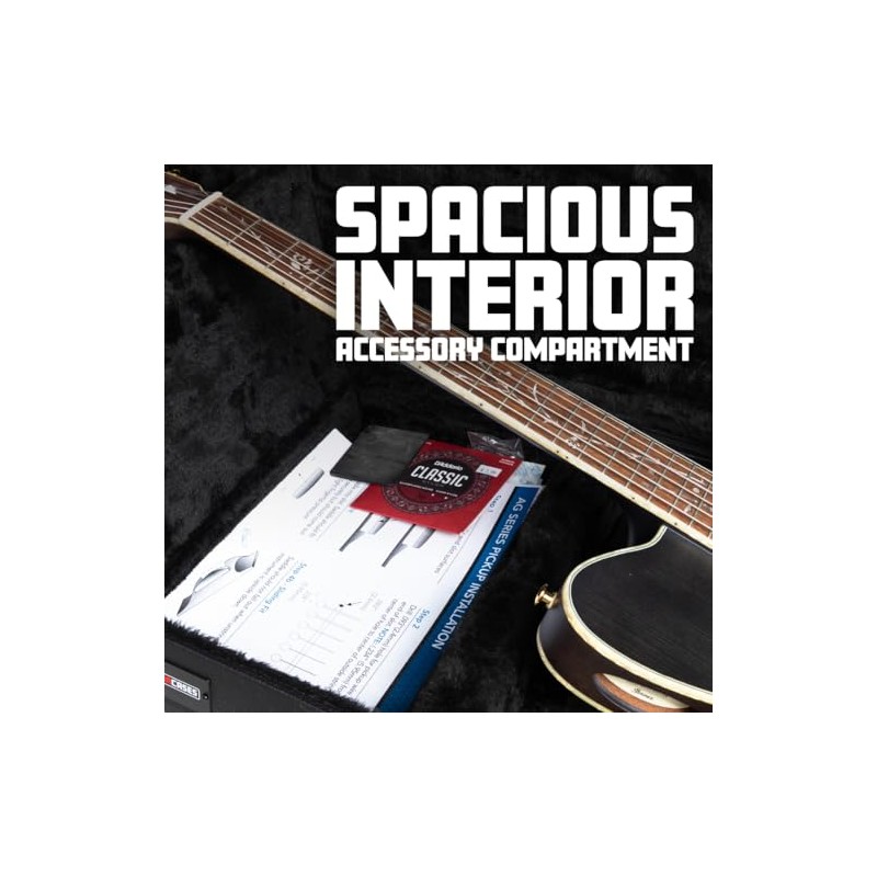 Estuche Gator color negro para guitarra eléctrica GWE-ELEC
