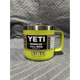 YETI Rambler 14oz Mug with Magslider Lid - Chartreuse - BRAND NEW