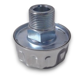 Hydraulic Oil and Fuel Filler Metal Vent Breather Cap for Reservoir Tank (NPT 1 in Threaded, Chrome Plated)