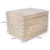 Small Rectangular Wooden Box with Lid | 16 x 12