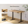 Claiks Electric Standing Desk, Adjustable Height Stand up Desk, 24x48