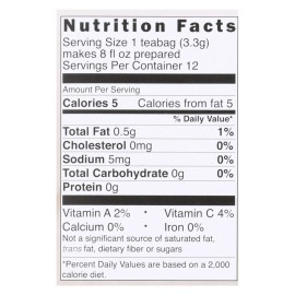 UD_Numi Organic Chocolate Rooibos Herbal Tea Case of 6-16 Bag Premium Tea Drinks