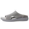 Jambu Women's June Flat Sandal, Grey Shimmer, 9