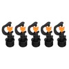 5PCS G1/2 Male Thread Rotating Sprinkler Head Misting Nozzle for