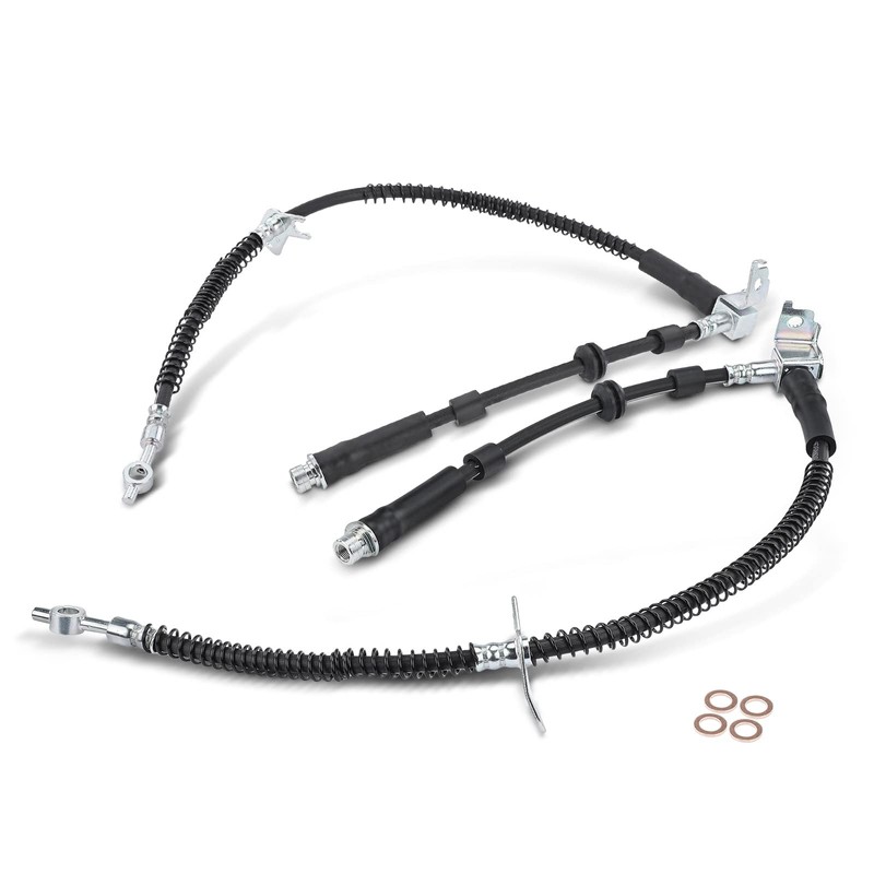 Frankberg 2 x Brake Hose Front Left Right Compatible with