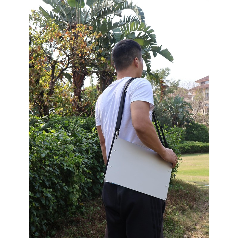 Aluminum Clipboard,A4 Size (9.5 "X12.4") Two Clips Clipboards with 63