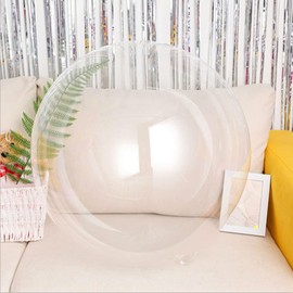 50 Clear Balloons 18" Jumbo Clear Balloons,Clear BoBo Balloons, Helium Clear Balloons for Home Decor, DIY, Valentine's Day, Wedding, Indoor and Outdoor Decor, Home Party and Birthday