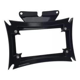 Motherwell Maltese License Plate Frame Gloss Black For Road Glide & Street Glide