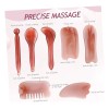 Rodillo Masaje Facial Gua Sha De Jade Antienvejecimiento Kit