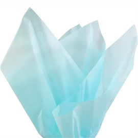 PMLAND Gift Wrapping Tissue Paper - Light Blue Color - 20 Inches x 26 Inches 60 Sheets