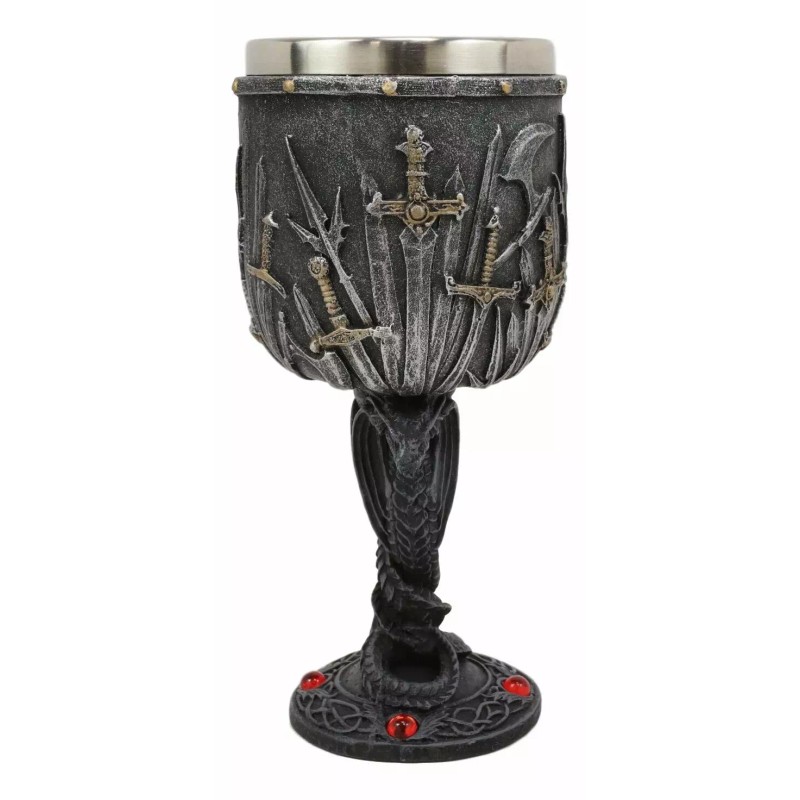 Valyrian Steel Swords And Armory With Entwined Double Dragons Wine