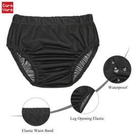 Care Yare Incontinence Protective Briefs & Underwear Washable Incontinence Underwear Women Washable Incontinence Underwear for Men Adult Incontinence Underwear Women Waterproof Underwear for Women S