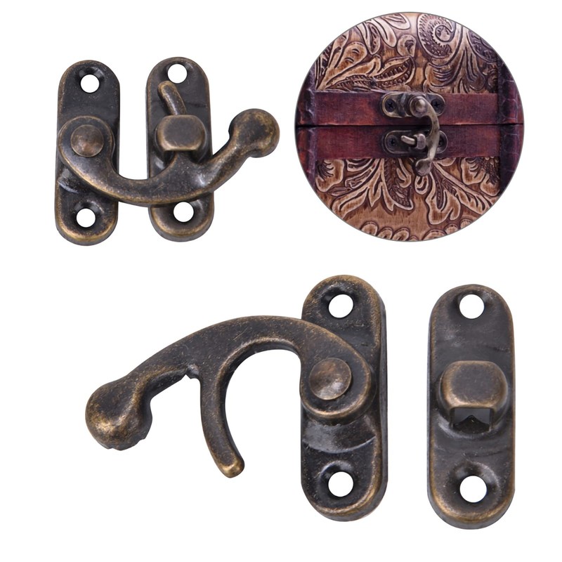 ANKROYU Horn Hook Hooks, 30 Pieces, Bronze Antique Wooden Jewelry