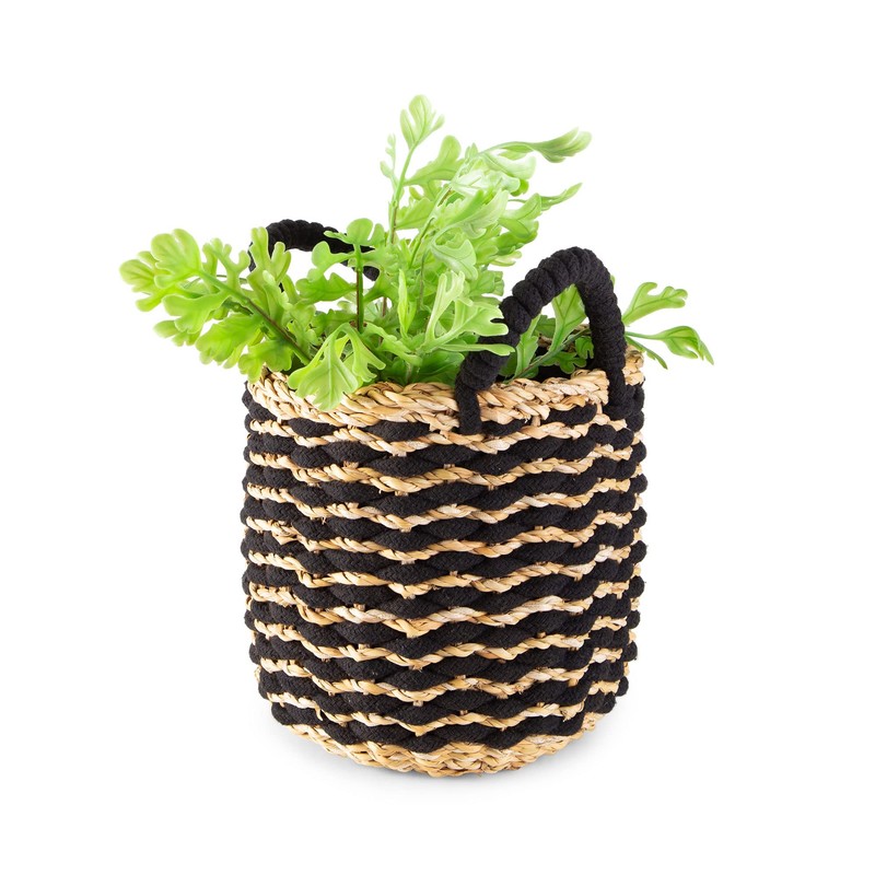 Compactor Flora Seagrass Storage Basket, Small, 20 x Diameter 20