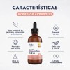 Aceite De Almendras Dulces %100 Puro, Hidratante, Crecimiento De Uñas