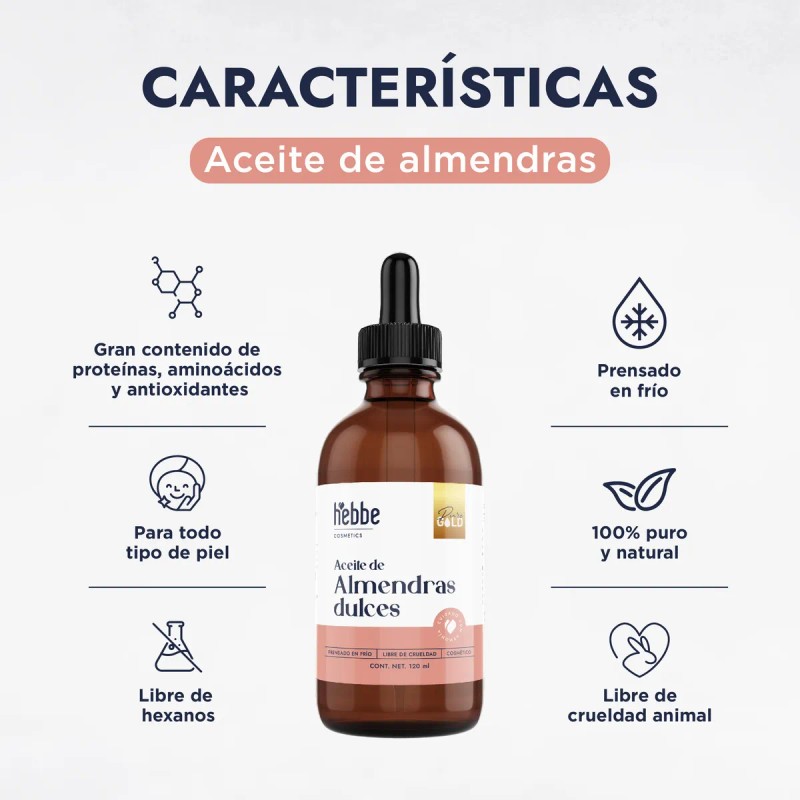 Aceite De Almendras Dulces %100 Puro, Hidratante, Crecimiento De Uñas