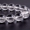 Natural Clear Quartz Gemstone 10mm Round Beads Stretch Bracelet 7"