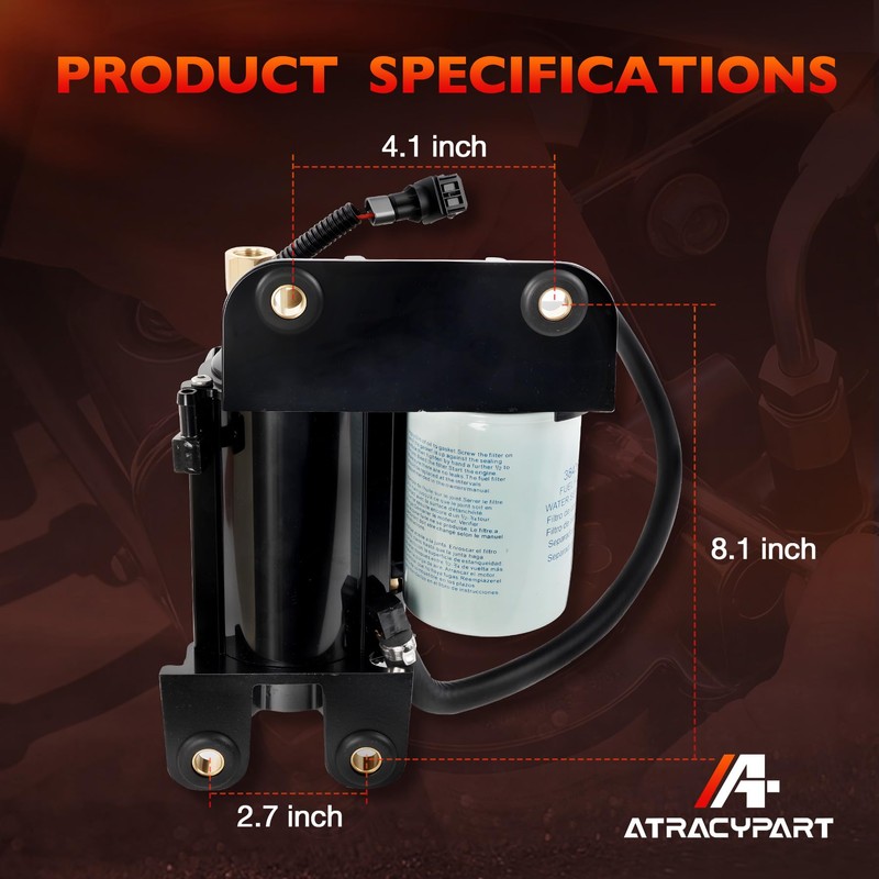 Electric Fuel Pump Assembly Compatible with Volvo Penta