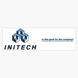 Initech Office Mug Sticker Bumper Sticker Vinyl Decal 5"