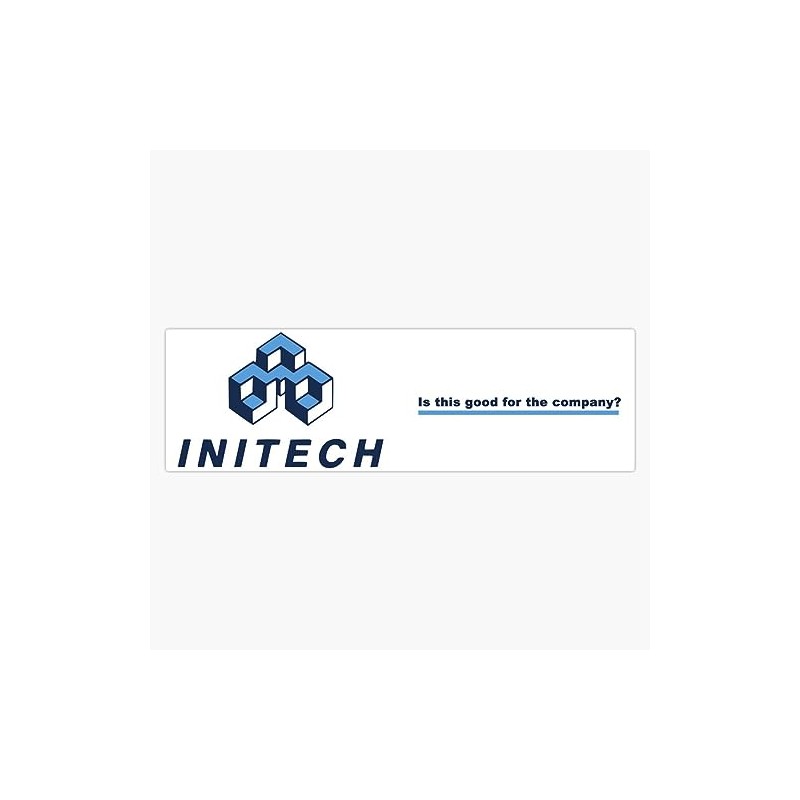 Initech Office Mug Sticker Bumper Sticker Vinyl Decal 5"