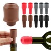12 Pcs Wine Stoppers, Silicone Wine Stoppers for Bottles, Leak