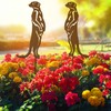 KRONLY Pack of 2 Meerkats 32 cm Garden Stake -