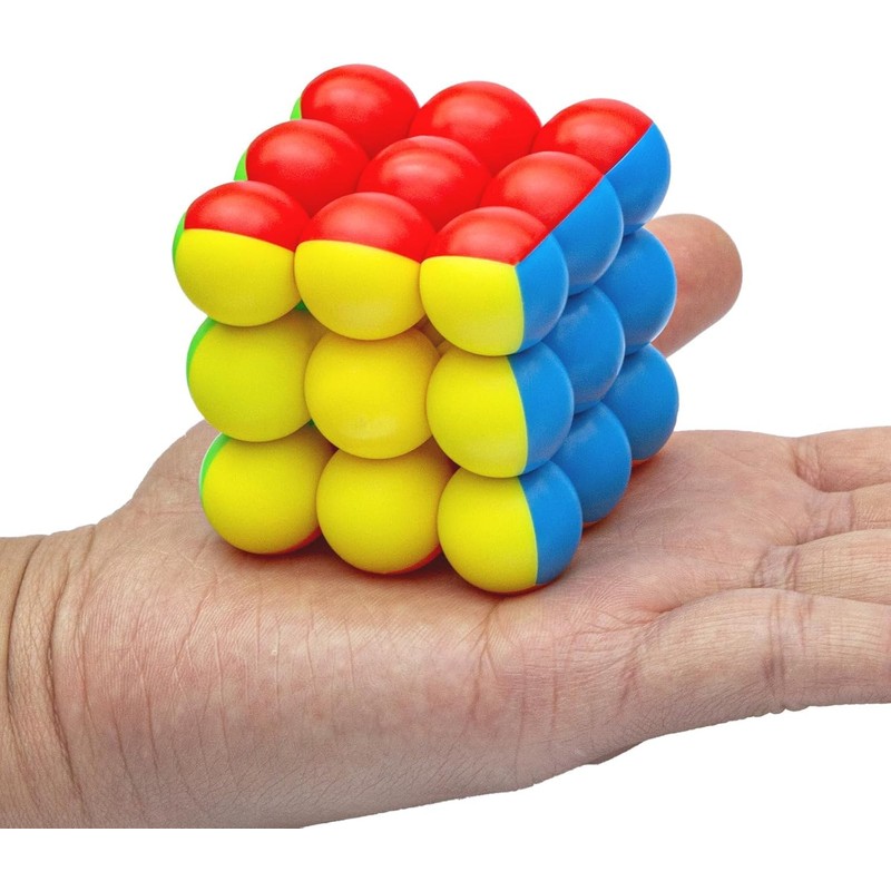 RovzuKct Magic Cube,3D Magic Creative Decompression Cube for Kids and