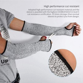 Arm Guard Sleeve, Arm Protective Sleeve, Comfortable Anti Abrasion Sleeve, Cut Resistant Sleeve, for Metal Stamping Reusable Automobile Industry Washable
