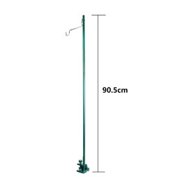 Portable Infusion Stand, Aluminium IV Stand Infusion Stand, Lightweight Lantern Stand, Drip Bag Stand, Foldable Pole Stand with Hook, for Elderly Home Care (90.5 cm)