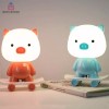 Importeek 5pz Lampara Luz Led Touch Infantil Cerdo Escritorio Decora