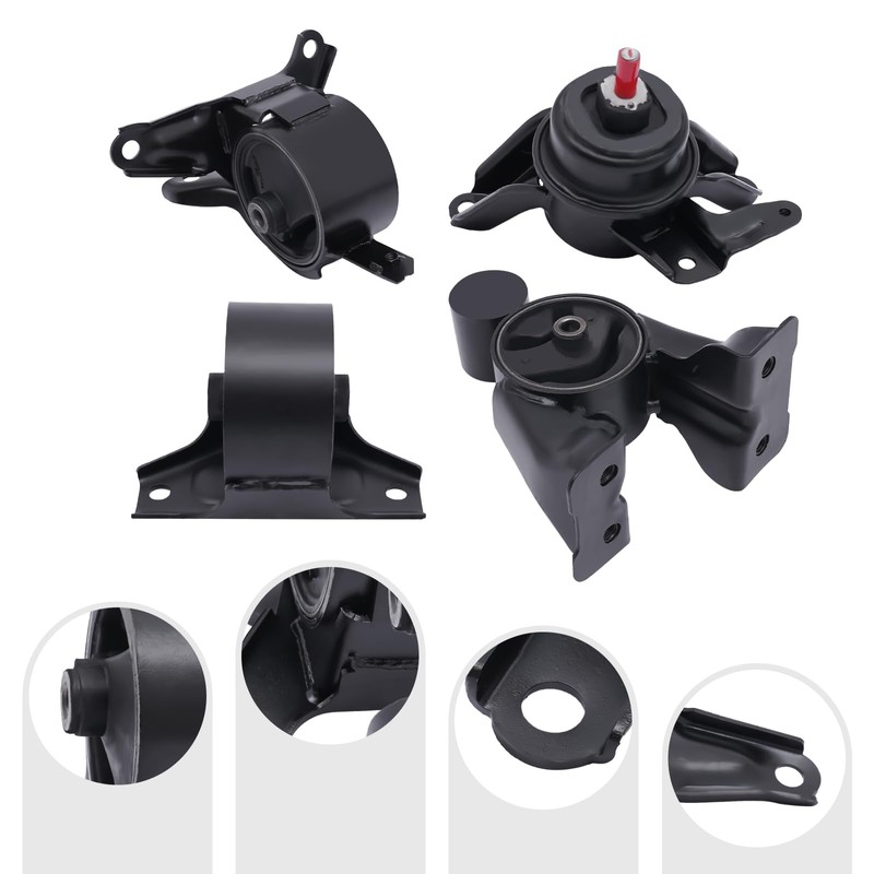 NTINGDE Engine Motor & Trans Mount Set 4pcs Fit Auto