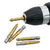 SUPERTOOL Impact Driver Bit Set 5PCS 1/4" Screwdriver Bits Magnetic