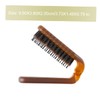 IWOWHERO Collapsible Travel Bristle Hair Brush Portable Dual-use Comb for