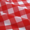 Black Gingham Checkered 7 Pack Disposable Plastic Table Cover 54