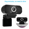 Sharainn Drive Free Camera, 1080P Desktop Computer Camera with Microphone