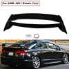 munirater Rear Trunk Spoiler Wing Lip Black ABS Plastic For