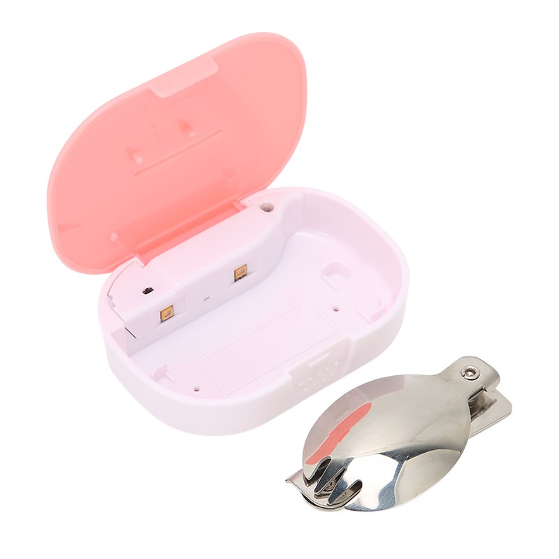 UV Sanitizer Box Foldable Spoon Set Portable Mini Size Auto