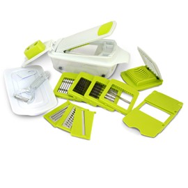Megachef 8-in-1 Multi-Use Slicer Dicer and Chopper Kitchen Multi-Use Tool Mandoline, Vegetable and Fruit Peeler and Soft Slicer (930103072M)