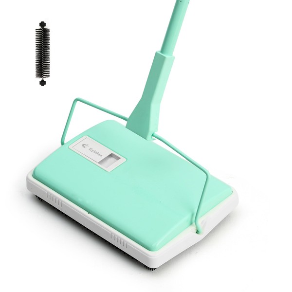 Eyliden X-Large Carpet Sweeper - Quiet Manual Sweeper for Carpets