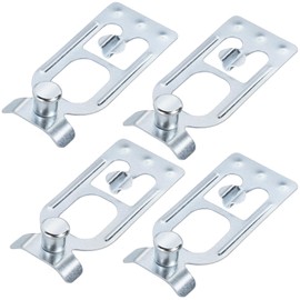 Teardrop Pallet Rack Safety Clip - Pallet Racking Beam Safety Clip Teardrop Connector for Spacerak, Steel King, Bulldog with Tear Drop Alignment Holes (100PCS)