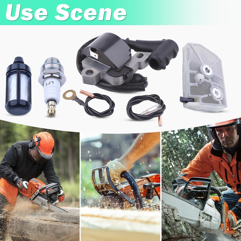 Ignition Coil Kit for Stihl 024 AV Chainsaw, ADEFOL Ignition